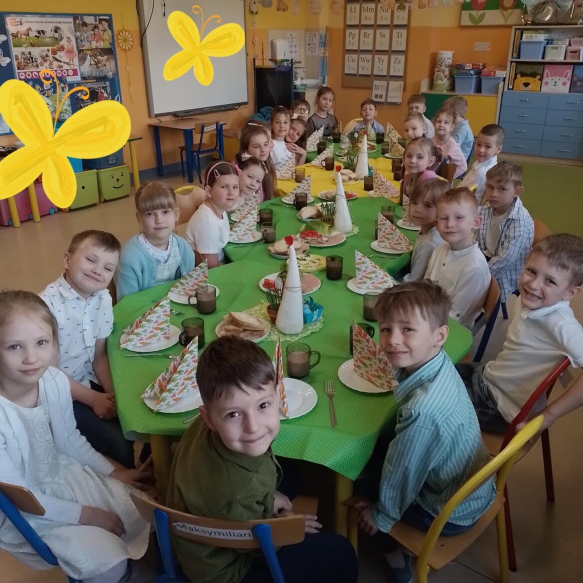 Śniadanie Wielkanocne u przedszkolaków