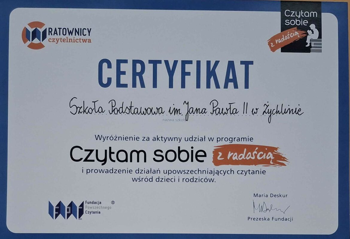 „Czytam sobie z radością” w klasie Ib