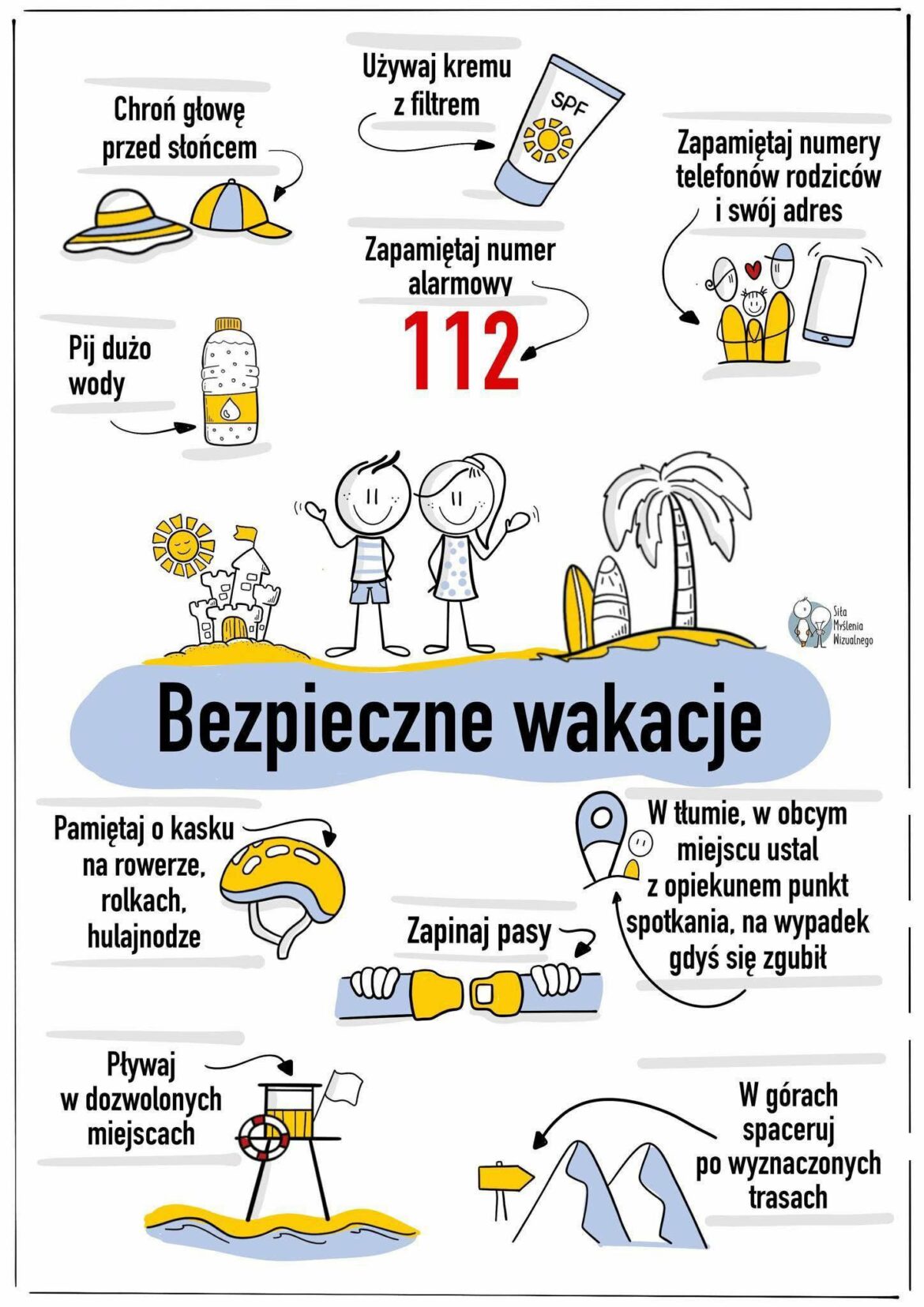 Szczęśliwych i bezpiecznych wakacji!