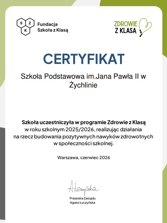 Sukces programu „Zdrowie z klasą”