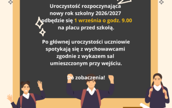 rozpoczęcie roku szkolnego